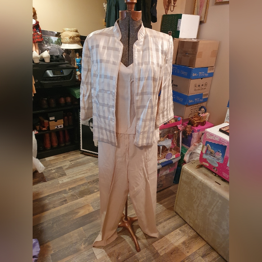 Vintage 3 piece pant suit set